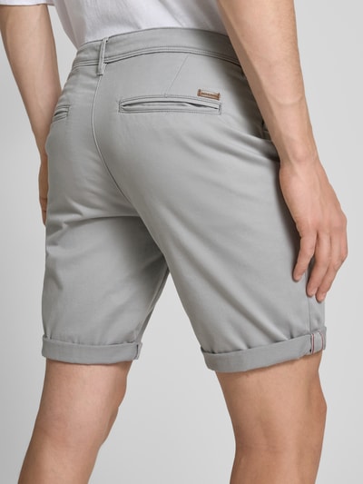 Jack & Jones Regular Fit Bermudas mit Eingrifftaschen Modell 'IBOWIE' Mittelgrau 3