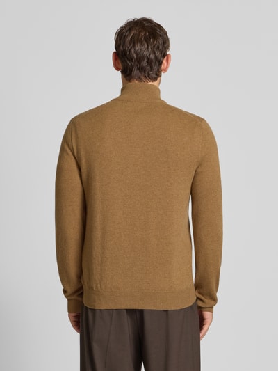 Polo Ralph Lauren Sweter z dzianiny z prążkowanymi wykończeniami Jasnobrązowy 5