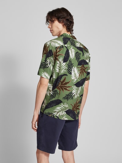 Only & Sons Regular fit vrijetijdsoverhemd met all-over print, model 'WAYNE LIFE' Lichtgroen - 5