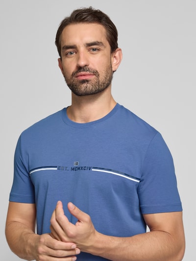 Christian Berg Men T-Shirt mit Rundhalsausschnitt Jeansblau 3