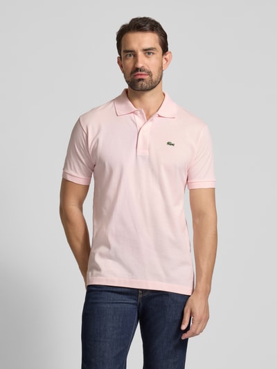 Lacoste Regular Fit Poloshirt aus reiner Baumwolle Rosa 4