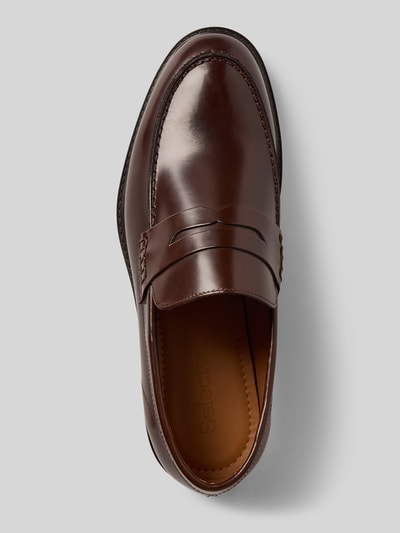 SELECTED HOMME Loafer aus echtem Rindsleder Modell 'BLAKE' Cognac 3