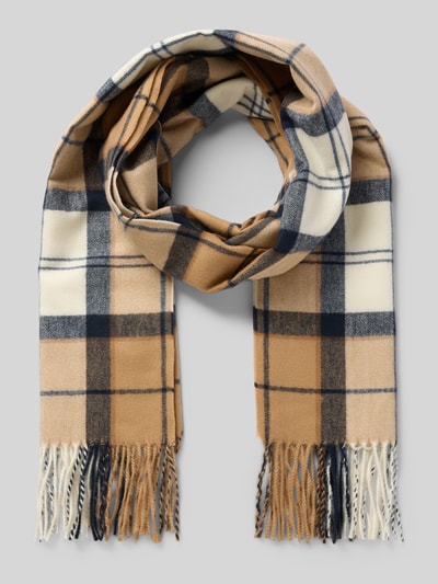 Barbour Schal mit Tartan-Muster Modell 'HAILES' Camel 1