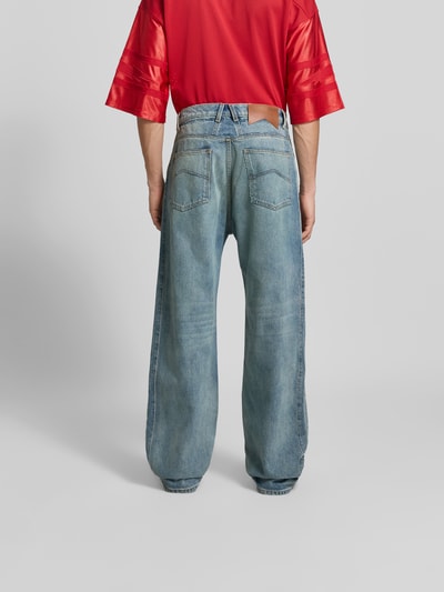 RHUDE Wide Fit Jeans im 5-Pocket-Design Hellblau 5