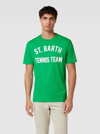 MC2 Saint Barth T-Shirt mit Label-Print Gruen 4