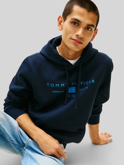 Tommy Hilfiger Regular Fit Hoodie mit Logo-Print Marine 3