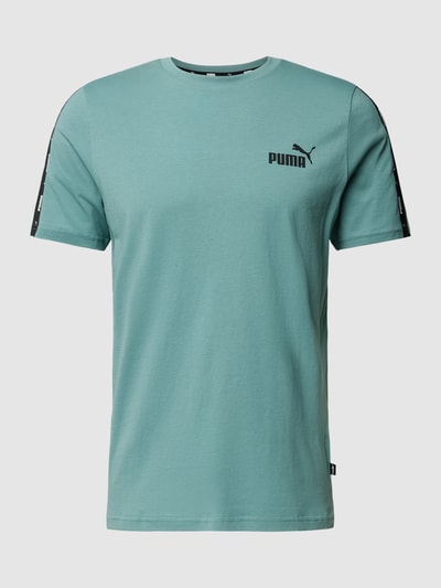 PUMA PERFORMANCE T-Shirt mit Galonstreifen Petrol 2