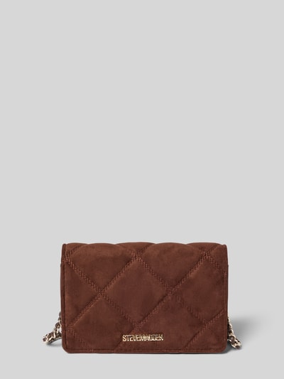 Steve Madden Crossbodytas met labeldetail Donkerbruin - 4