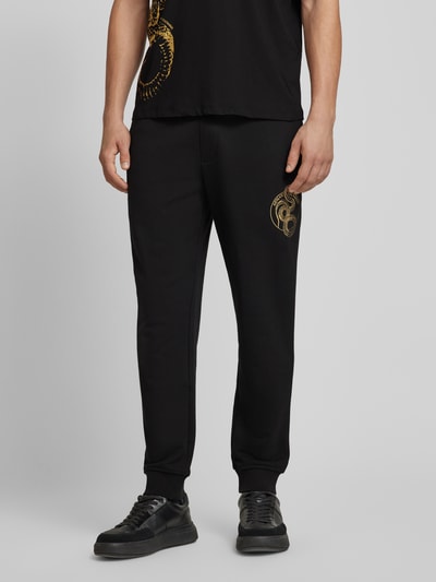 ARMANI EXCHANGE Sweatpants mit elastischem Bund Modell 'PANTALONI' Black 4