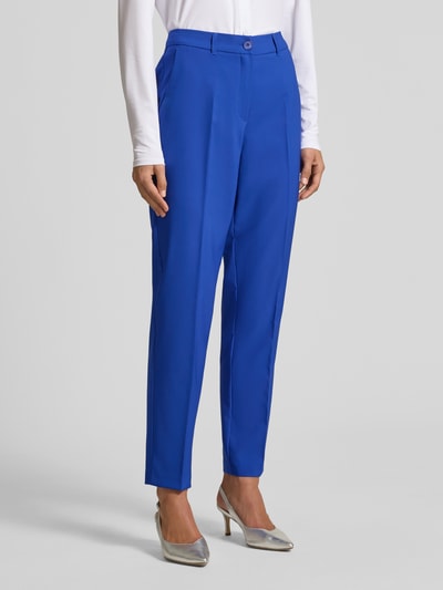 Betty Barclay Regular fit pantalon met persplooien, model 'GJ' Koningsblauw - 4