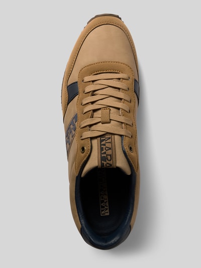 Napapijri Sneakers met vetersluiting Taupe - 3