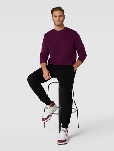 MCNEAL Sweatshirt mit Rundhalsausschnitt Aubergine 1