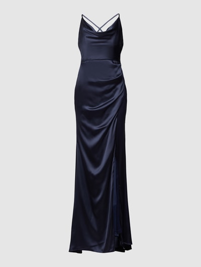 Laona Abendkleid in Wickel-Optik Marine 2