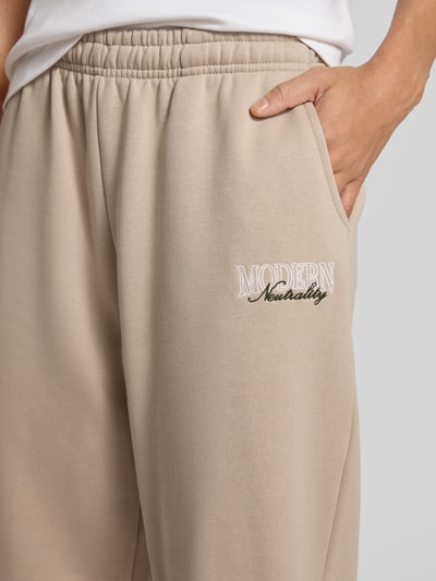 LeGer by Lena Gercke Sweatpants met elastische band, model 'Maxime' Beige - 3