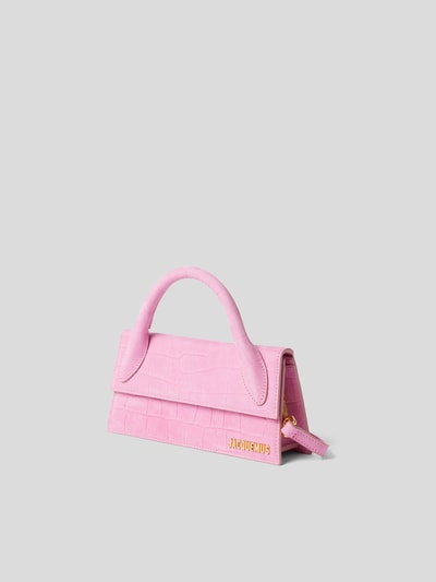 Jacquemus Crossbody Bag in Reptil-Optik Pink 2