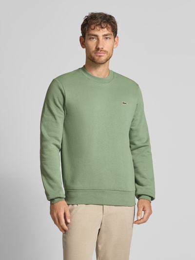 Lacoste Regular fit sweatshirt van katoenmix Groen - 4