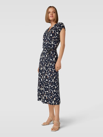 Betty Barclay Midi-jurk met all-over print Marineblauw - 1