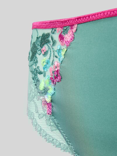 Marie Jo Slip met gebloemd kant, model 'Lizelot' Groen - 2