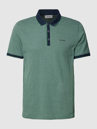 Pierre Cardin Poloshirt mit Allover-Print Gelb 2