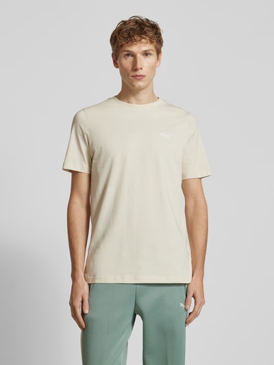 PUMA PERFORMANCE T-Shirt mit Label-Print Offwhite 4