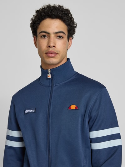 ellesse Sweatjack van Katoenmix Model 'ROMA' Marineblauw - 3