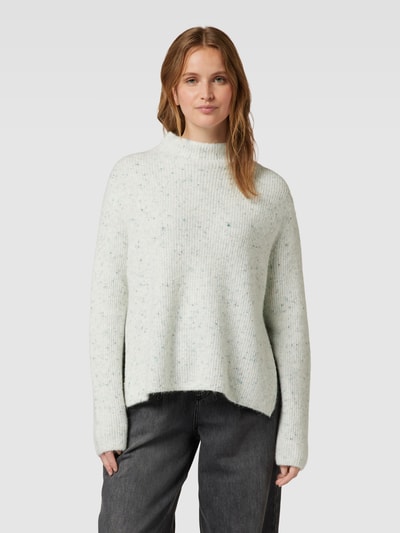 OPUS Gebreide pullover met zijsplitten, model 'Pesolo' Offwhite - 4