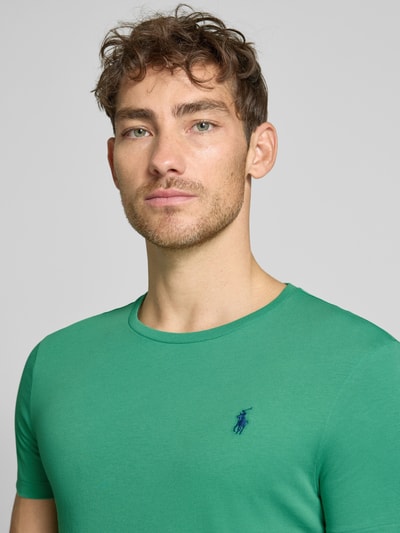 Polo Ralph Lauren T-Shirt mit Label-Stitching Oliv 3