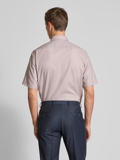 ETERNA Comfort Fit Kurzarmhemd mit Kentkragen Sand 5