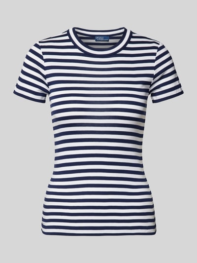 Polo Ralph Lauren T-shirt met geribde ronde hals Blauw - 2