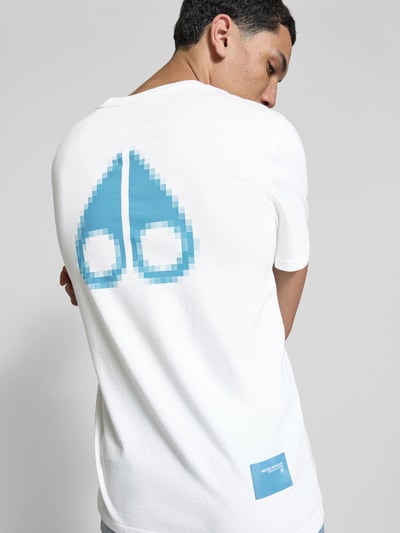 Moose Knuckles T-Shirt mit Label-Print Weiss 3