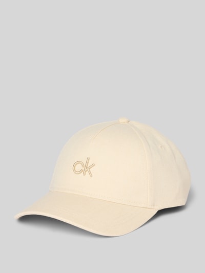 CK Calvin Klein Basecap aus Leinen-Mix Offwhite 1