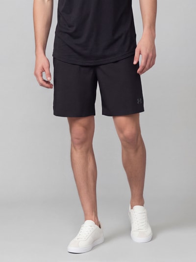 Under Armour Regular Fit Sportshorts mit Logo-Print Black 4