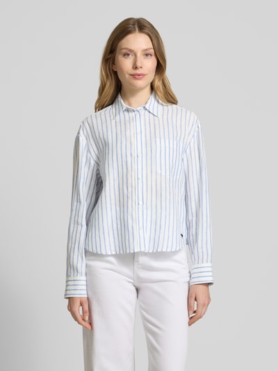 Weekend Max Mara Overhemdblouse met knoopsluiting, model 'NOLANA' Lichtblauw - 4