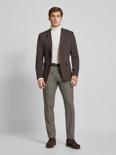 JOOP! Collection Slim fit broek met riem, model 'Hank' Beige - 1