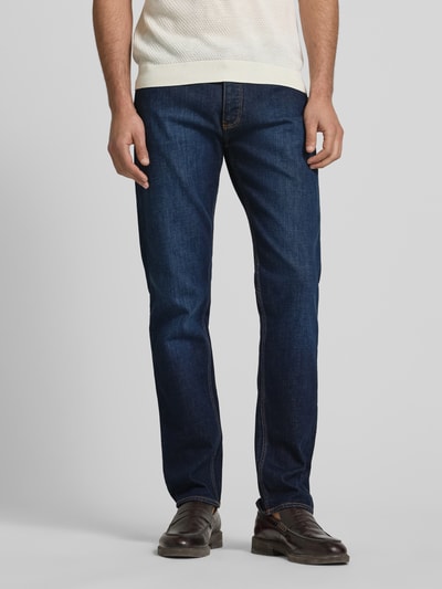 Emporio Armani Regular Fit Jeans mit Label-Detail Jeansblau 4