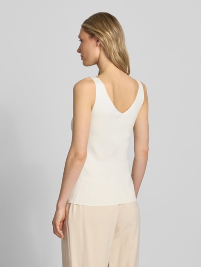 s.Oliver BLACK LABEL Slim Fit Top aus Viskose-Mix Weiss 5