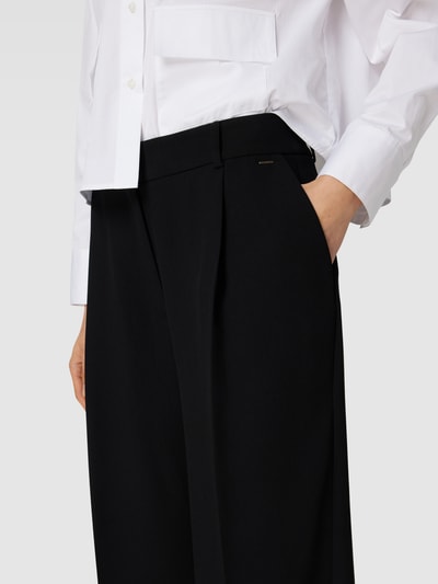 JOOP! Pantalon met bandplooien Zwart - 3