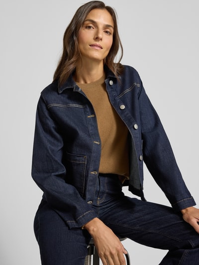 Soyaconcept Jeansjacke mit Knopfleiste Modell 'KIMBERLY' Jeansblau 3