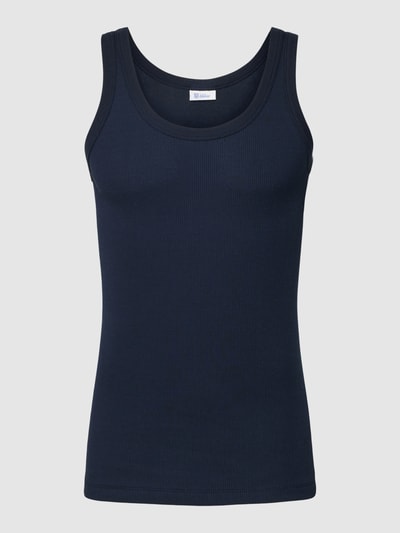 Schiesser Tanktop met boothals, model 'Friedr' Donkerblauw - 2