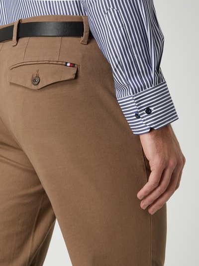 Tommy Hilfiger Chino met stretch Hazelnoot - 3