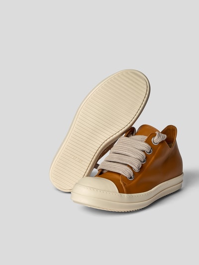 Rick Owens Sneaker aus Leder Anthrazit 5