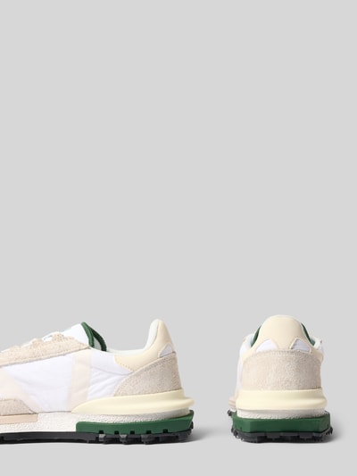 Produktfoto, Sneaker aus Leder-Textile-Mix Modell 'Elite Active' von Lacoste in Weiß, Beige und Grün, Herren Sneaker von Lacoste