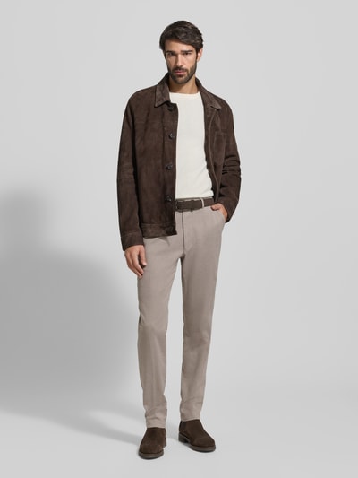 CINQUE Slim Fit Stoffhose mit Gesäßtaschen Modell 'brody' Beige 1