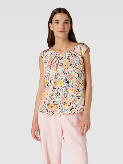 Christian Berg Woman Selection Blousetop met all-over motief Rosé - 4