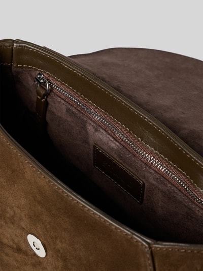 Staud Handtasche mit Schulterriemen Modell 'BELLA' Dunkelbraun 5