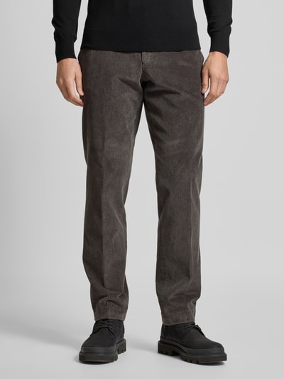 Hiltl Regular Fit Cordhose mit Gürtelschlaufen Modell 'PARMA' Anthrazit 4