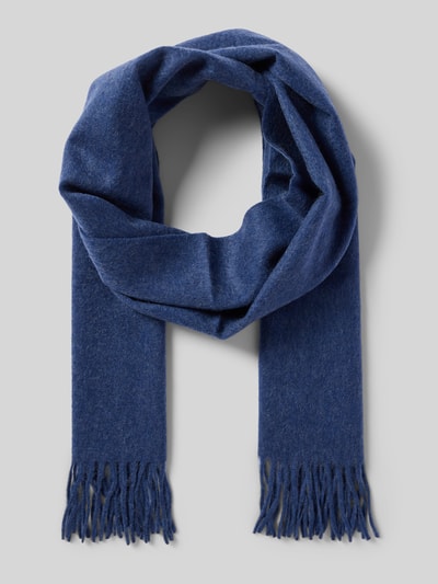 SALMONE Sjaal van puur kasjmier Koningsblauw - 1