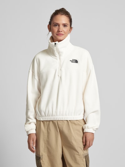 The North Face Kort sweatshirt met opstaande kraag Offwhite - 4