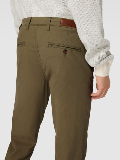 Jack & Jones Slim Fit Hose mit Stretch-Anteil Modell 'MARCO' Oliv 3