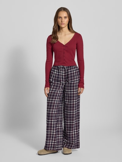 Review Relaxed Fit Stoffhose mit Tunnelzug Modell 'Pullon' Marine 1